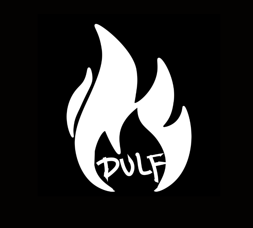 DULF logo black and white